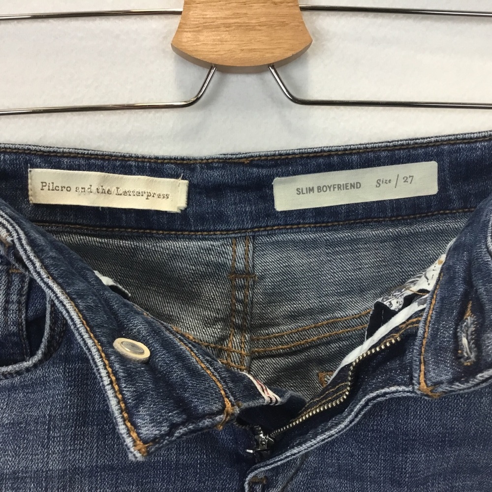 Anthropologie Pilcro and the Letterpress Slim Boyfriend Denim Shorts Size 27 - Picture 10 of 11